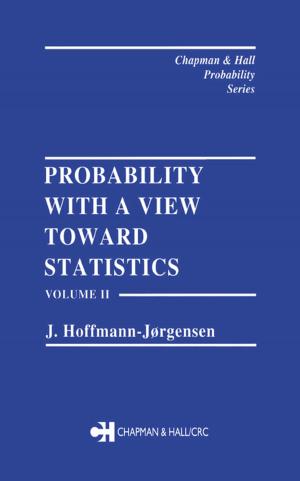 Book cover of Probability With a View Towards Statistics, Volume II