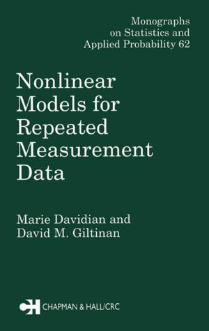 Cover of the book Nonlinear Models for Repeated Measurement Data by David Goldberg, Alexander Berlin