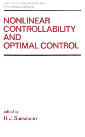 Cover of the book Nonlinear Controllability and Optimal Control by Robert S. Carmichael