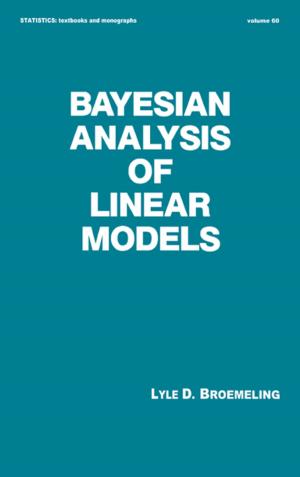 Cover of the book Bayesian Analysis of Linear Models by RobertH. Nunn