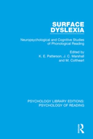 Cover of the book Surface Dyslexia by Carey McWilliams, Wilson Carey McWilliams