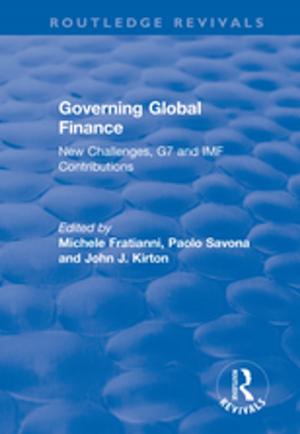 Cover of the book Governing Global Finance by 