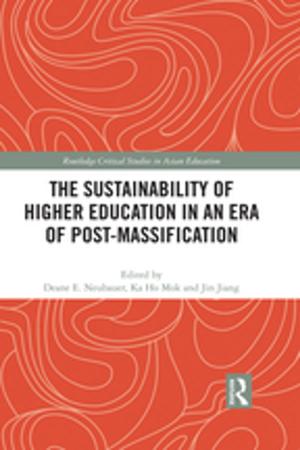 Cover of the book The Sustainability of Higher Education in an Era of Post-Massification by José Marichal