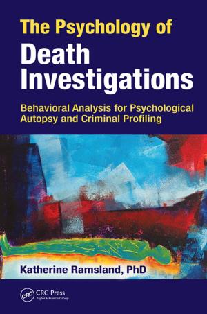 Book cover of The Psychology of Death Investigations