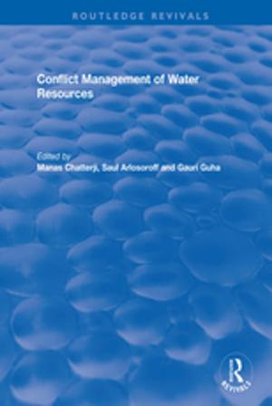 Cover of the book Conflict Management of Water Resources by Jacqueline Eales