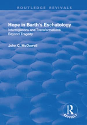 Book cover of Hope in Barth's Eschatology