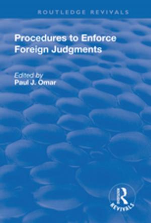 Cover of the book Procedures to Enforce Foreign Judgments by Wim Wiewel, Gerrit Knaap, Wim Wiewel