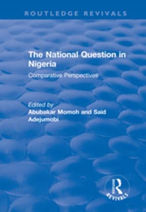 Cover of the book The National Question in Nigeria by HansHeinrich Eggebrecht