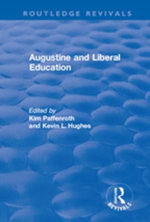 Cover of the book Augustine and Liberal Education by Alan Weiss