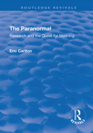Cover of the book The Paranormal by Nobuo K. Shimahara