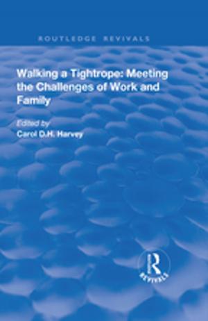 bigCover of the book Walking a Tightrope: Meeting the Challenges of Work and Family by 