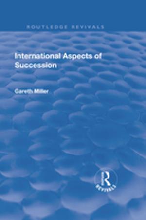 Cover of the book International Aspects of Succession by James F. Short, Jr.