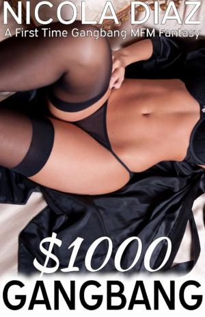 Cover of the book $1000 Gangbang: A First Time Gangbang MFM Fantasy by Fiona Thompson
