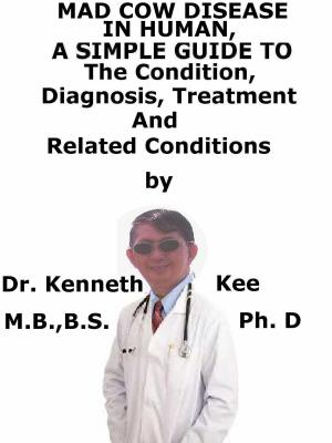 Book cover of Mad Cow Disease In Humans, A Simple Guide To The Condition, Diagnosis, Treatment And Related Conditions
