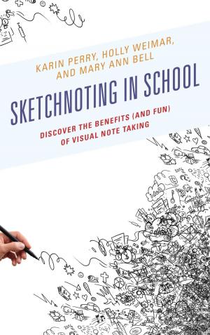 Cover of the book Sketchnoting in School by Cesar Augusto Rossatto, Ricky Lee Allen, Marc Pruyn