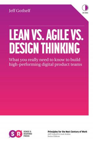 Cover of the book Lean vs. Agile vs. Design Thinking by GadChick