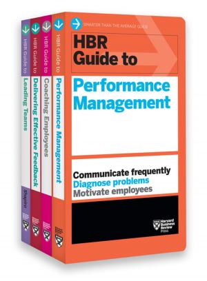 Cover of the book HBR Guides to Performance Management Collection (4 Books) (HBR Guide Series) by Harvard Business Review, John P. Kotter, Clayton M. Christensen, Renée A. Mauborgne, W. Chan Kim