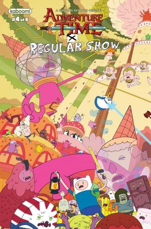 Cover of the book Adventure Time Regular Show #4 by Pendleton Ward, Joey Comeau