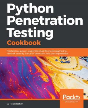 Cover of the book Python Penetration Testing Cookbook by Iban Eguia Moraza