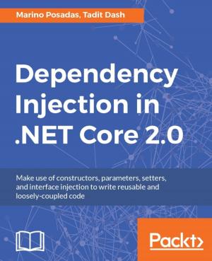 Book cover of Dependency Injection in .NET Core 2.0