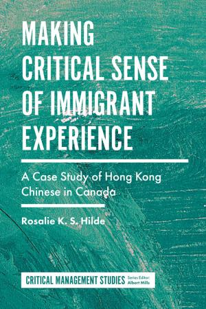 Cover of the book Making Critical Sense of Immigrant Experience by Richard Simmons, Nigel Culkin