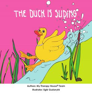 Book cover of The Duck is Sliding