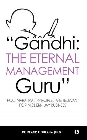 Cover of the book “Gandhi: The Eternal Management Guru” by Farshad Najafipour