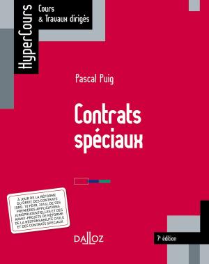 Cover of the book Contrats spéciaux by Stefan Goltzberg