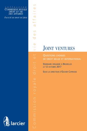 Cover of the book Les joint ventures by Nathalie Baugniet, Marie Dechamps, Julie Mary, Jean-Marc Thiery, Claudine Vroonen, Eléonore Westerlinck, Nathalie Baugniet