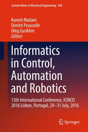 Cover of the book Informatics in Control, Automation and Robotics by Marcus Vinicius Pereira Pessôa, Luis Gonzaga Trabasso