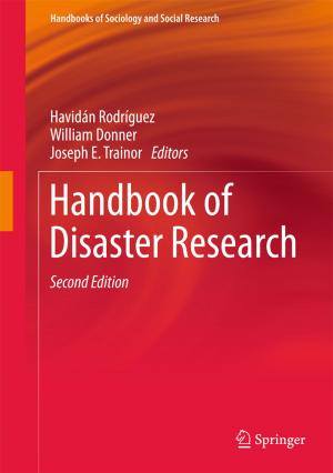 Cover of the book Handbook of Disaster Research by Eric Friginal, Joseph J. Lee, Brittany Polat, Audrey Roberson