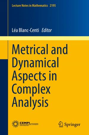 Cover of the book Metrical and Dynamical Aspects in Complex Analysis by Magdalena Mikołajek-Gocejna