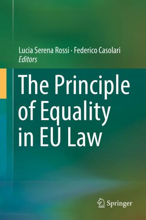 Cover of the book The Principle of Equality in EU Law by Soumit Sain, Silvio Wilde