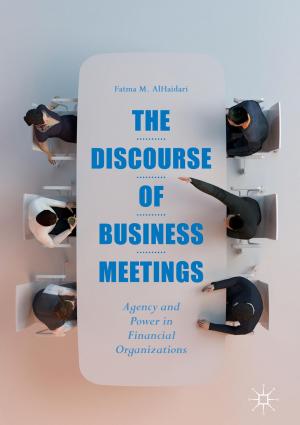 Cover of the book The Discourse of Business Meetings by 