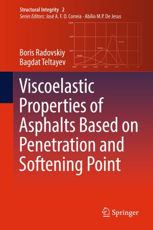 Cover of the book Viscoelastic Properties of Asphalts Based on Penetration and Softening Point by Corentin Schreiber