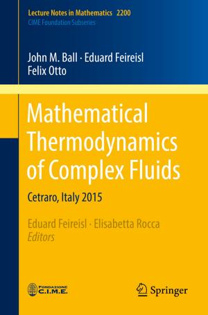 Book cover of Mathematical Thermodynamics of Complex Fluids