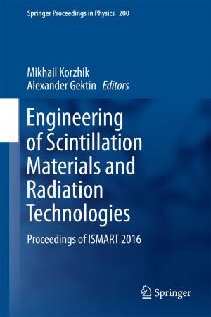 Cover of the book Engineering of Scintillation Materials and Radiation Technologies by Jacek Rak
