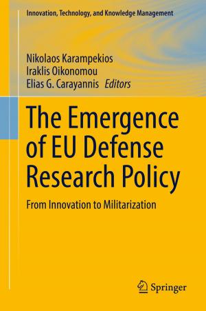 Cover of the book The Emergence of EU Defense Research Policy by Alexander B. Kurzhanski, Pravin Varaiya