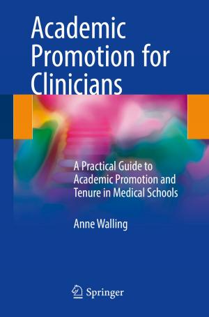 Book cover of Academic Promotion for Clinicians