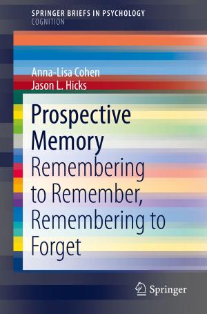 Cover of the book Prospective Memory by Stefania De Matola