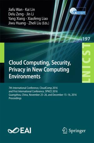 Cover of the book Cloud Computing, Security, Privacy in New Computing Environments by Tineke de Jonge, Ruut Veenhoven, Wim Kalmijn