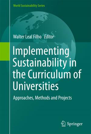 Cover of the book Implementing Sustainability in the Curriculum of Universities by Valerii (Vartan) Ter-Mikirtychev