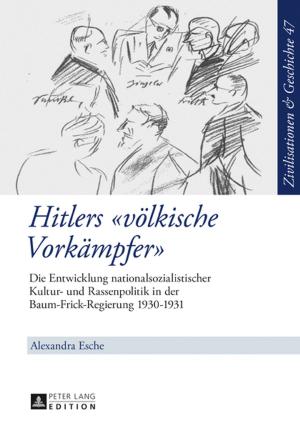 Cover of the book Hitlers «voelkische Vorkaempfer» by Florent Pouponneau