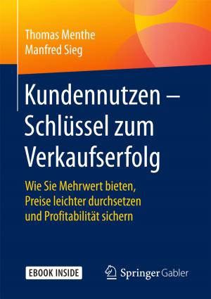 Cover of the book Kundennutzen – Schlüssel zum Verkaufserfolg by Eva Lienbacher
