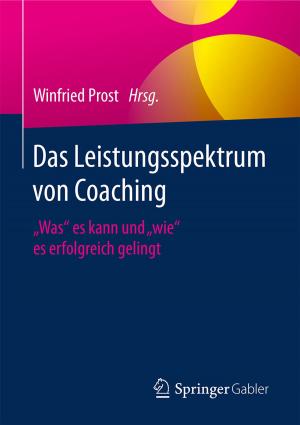 Cover of the book Das Leistungsspektrum von Coaching by Lina Vollmer