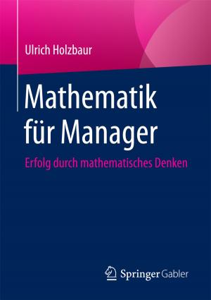 Cover of the book Mathematik für Manager by Karin Nickenig