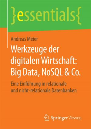 Cover of the book Werkzeuge der digitalen Wirtschaft: Big Data, NoSQL & Co. by Purvi Shah-Paulini, Peter Buchenau