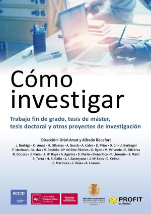 Cover of the book Cómo investigar by Carlos Jiménez