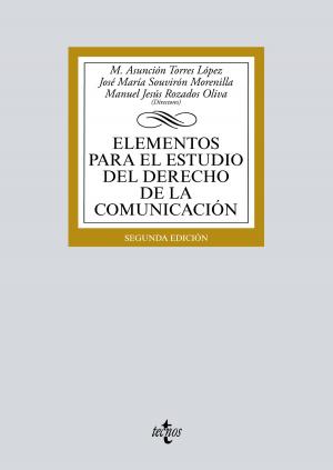 Cover of Elementos para el estudio del Derecho de la comunicación