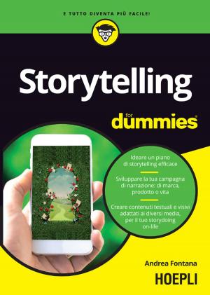Cover of the book Storytelling for dummies by Giacomo Probo